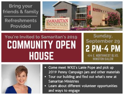 Sept. 29 Samaritan Ministries Open House
